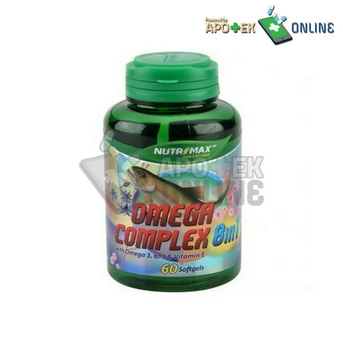 Nutrimax Omega Complex 60 Kapsul /Minyak Ikan /Vitamin E
