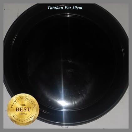 Terlaris Tatakan Pot Plastik 30cm Hitam 30Cm 1 lusin Alas Pot Bunga 20Cm 25cm SALE