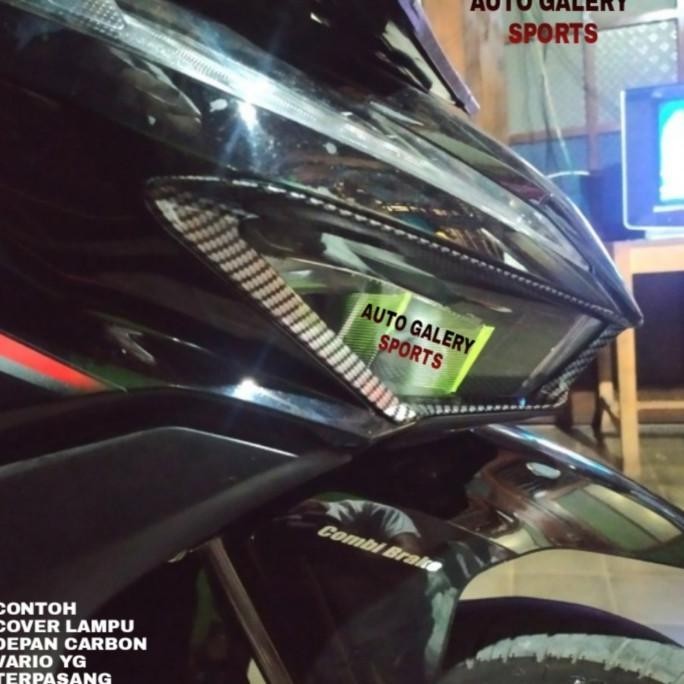 Garnish List Lampu Depan Vario 125/150 New Carbon Nemo
