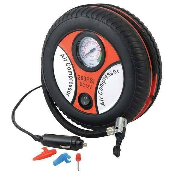 POMPA BAN MOBIL/MOTOR KOMPRESOR MINI LISTRIK DC 220V/12V