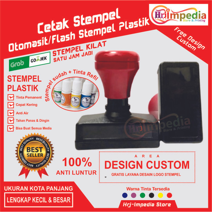 

Terlaris Cetak Stempel Untuk Bahan Plastik Anti Luntur Stempel Flash Permanent SALE