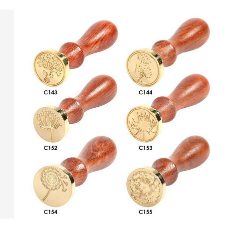

Terlaris Sealing Wax Stamp with Wood Handle - Dandelion Flower Series SALE