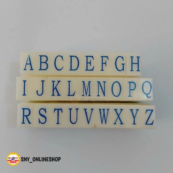 

Terlaris Stempel Huruf Alphabet Stempel S5 Karet Model Huruf Bongkar Pasang SALE