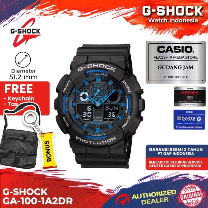 G-Shock Gshock Ga-100-1A2Dr Ga-100-1A Ga-100 Ga100 Ga 100