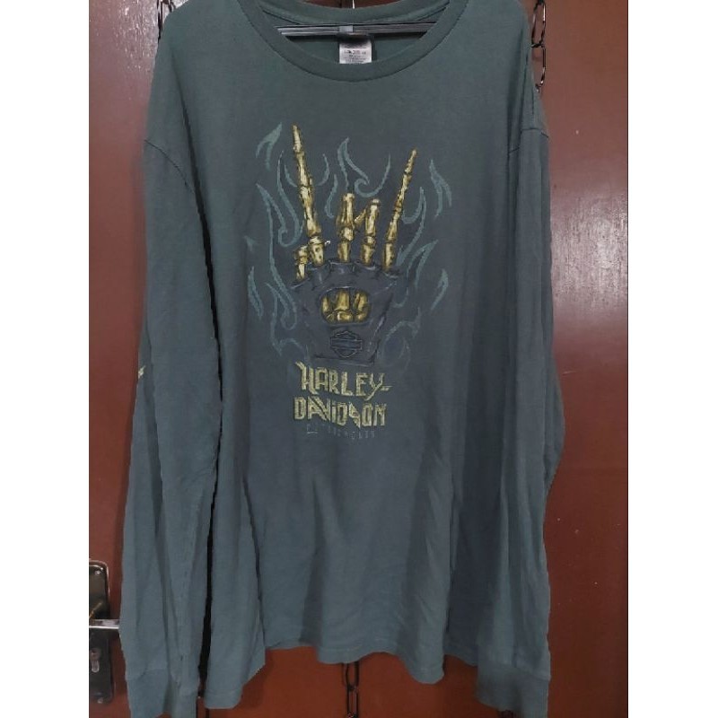 Longsleeve Harley Davidson Metal Flame Unisex