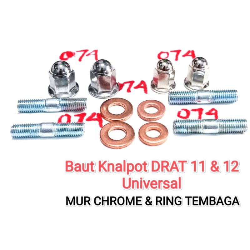 BAUT MUR KNALPOT M7 M8 BAUT KNALPOT YAMAHA NMAX AEROX LEXI BAUT KNALPOT VARIO BEAT PCX ADV GENIO BAU