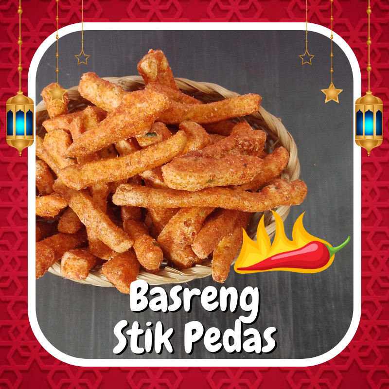 

Basreng Stik Pedas 100 gram