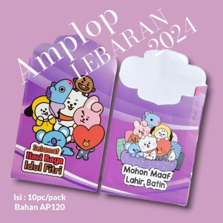 

Tarbaru (Isi 10 Pc) Amplop Lebaran Motif Kartun Termurah