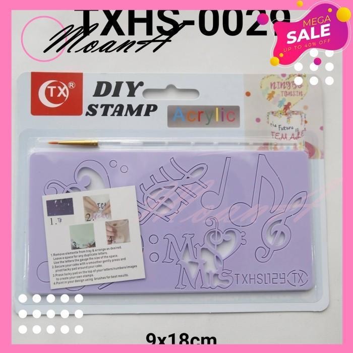 

KUALITAS PRODUK TERBAIK CETAKAN FONDANT STAMP STEMPEL AKRILIK LAGU MUSIK NOT BALOK TXHS-0029