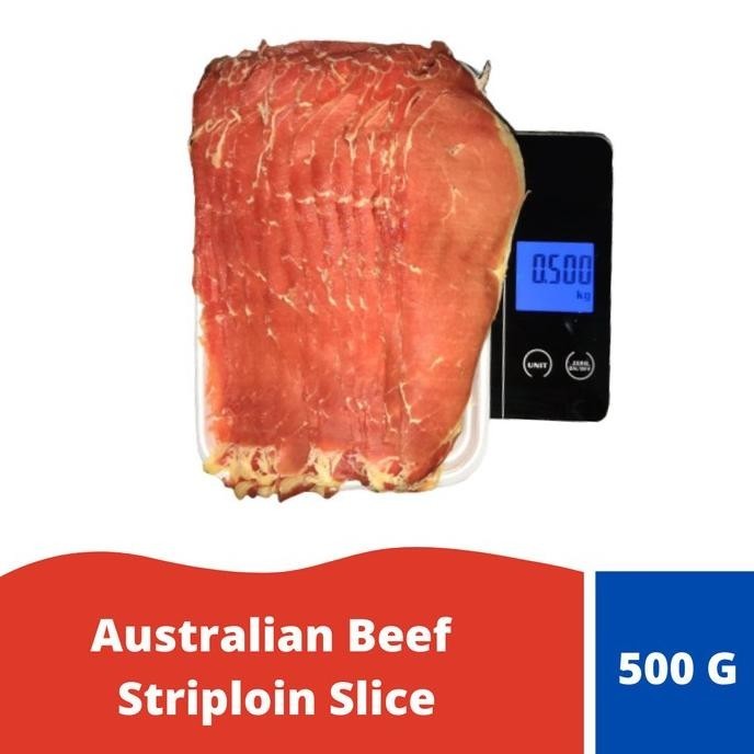 

Australian Beef Striploin Slice ( 500 Gr) - For Shabu-Shabu Faatinasarah