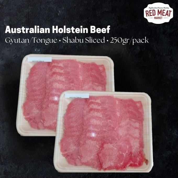 

Australian Beef Gyutan/Tongue Slice @250Gr/Pack Faatinasarah