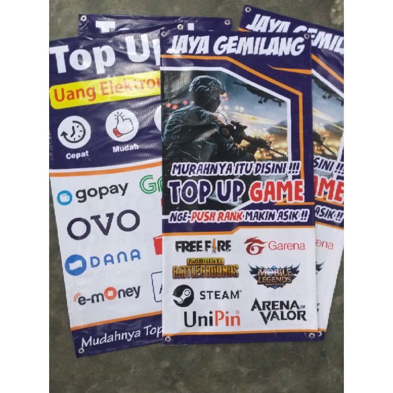 Top Up Spanduk Game