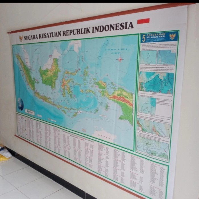 Peta Bingkai Indonesia Jumbo