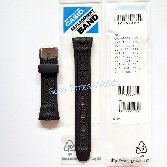 STRAP CASIO WVA 430 WVA 470 WVA 620 WV M120 Casio Original