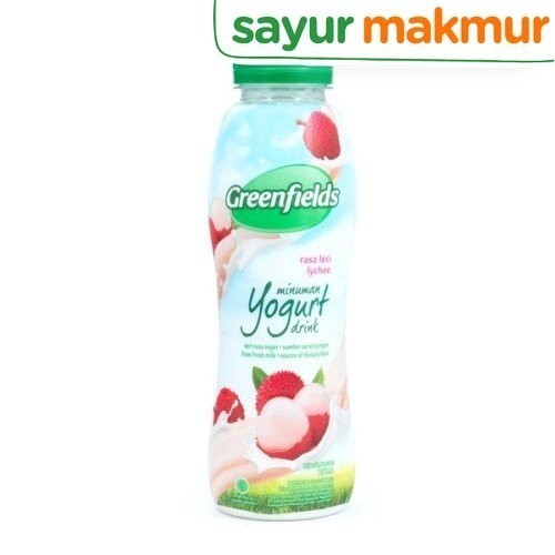 

Greenfields Yogurt Drink Lychee Botol 250 ml Sayurmakmur