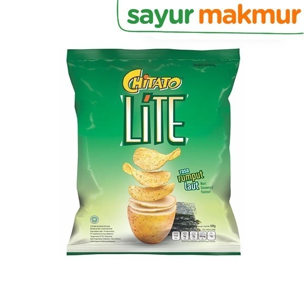 

Chitato Lite Potato Chips Nori Seaweed 68 gram Sayurmakmur