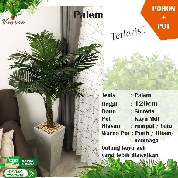*@ Palem Pohon Hias Plastik Ruang Tamu Tanaman Hiasan Sudut Rumah