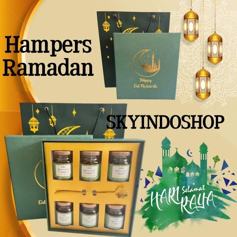 

CR - REALFOOD INDONESIA | Hampers Realfood Edisi Ramadan | Stay fit | Forever Young | Ever Glow | Idul Fitri | Eid Mubarak | Kado Lebaran | Gift | Hadiah | Isi Minuman Sarang Burung Walet Bersertifikat BPOM HALAL ((( 1 BOX ))) TERLARIS