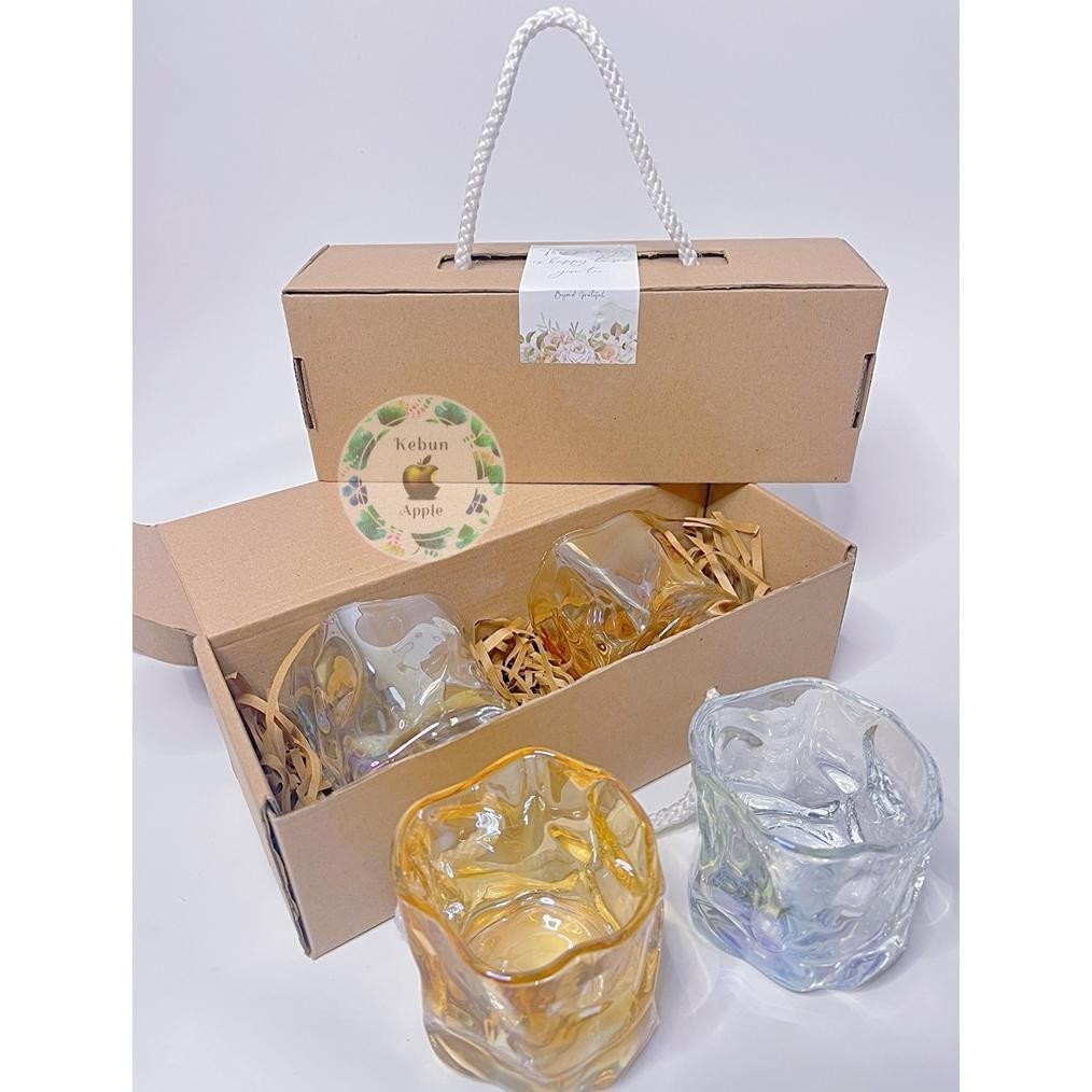 

CR - Set Gift Hampers Lebaran Gelas Kaca Aesthetic Gelas Wine, Kopi, Teh Super Mewah / Souvenir Wedding Rock Style Hampers Lebaran RAMADHAN IDUL FITRU TERLARIS