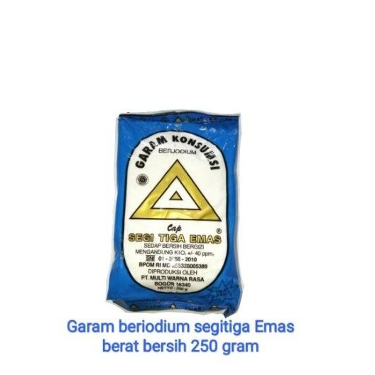 

Garam Konsumsi Segitiga Emas 250 Gr