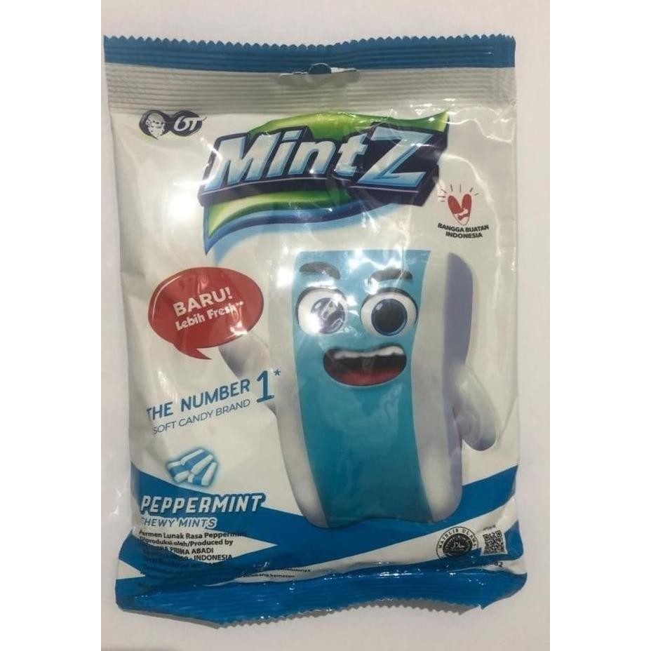 

Mintz Permen Soft Candy Peppermint 115Gr