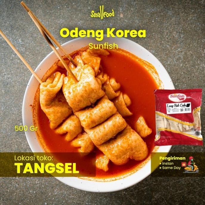 

Uinn - Sunfish Long Fish Cake 500Gr Odeng Korea Smallfood Frozen Food