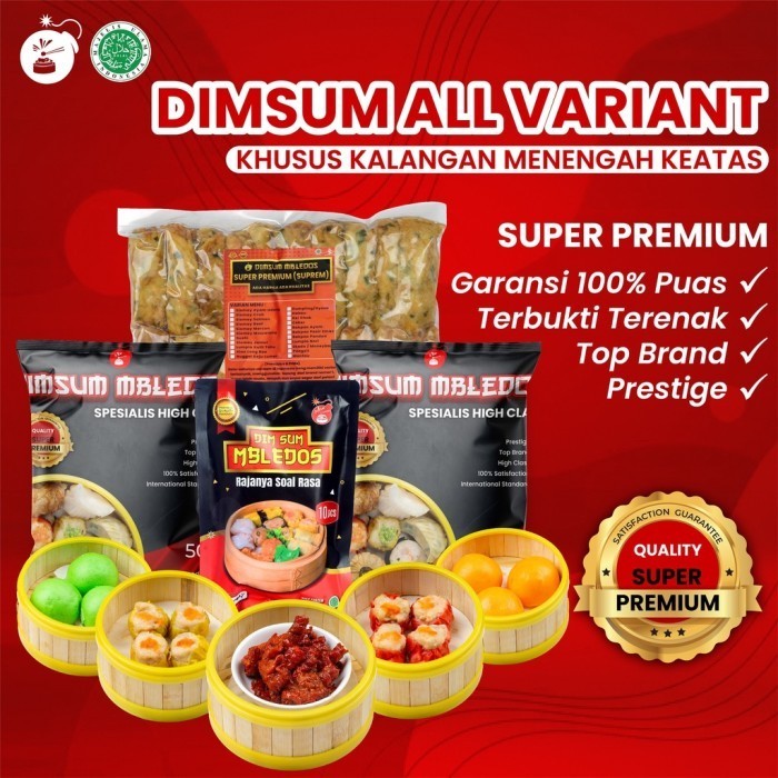 

Uinn - Dimsum All Varian Isi 30/40 Pcs - Frozen Food Halal Mbledos ,,,,