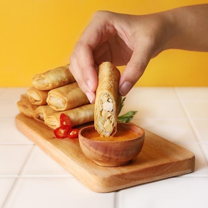 

Uinn - Lumpia Ayam Udang @Wajanbunda 8 Pcs Spring Rolls Frozen Food