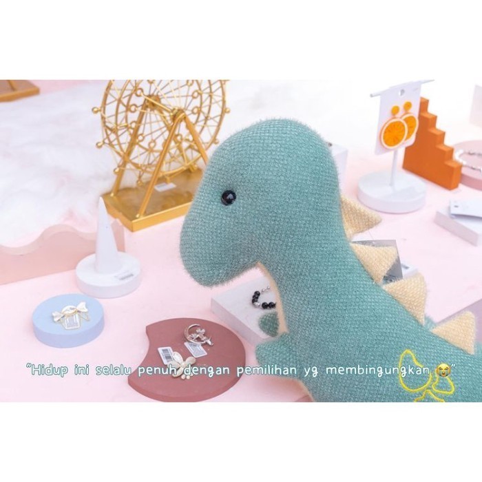 KKV AIHAO Mainan Boneka Dinosaurus Lucu Bahan Halus-Lembut dan Kuat