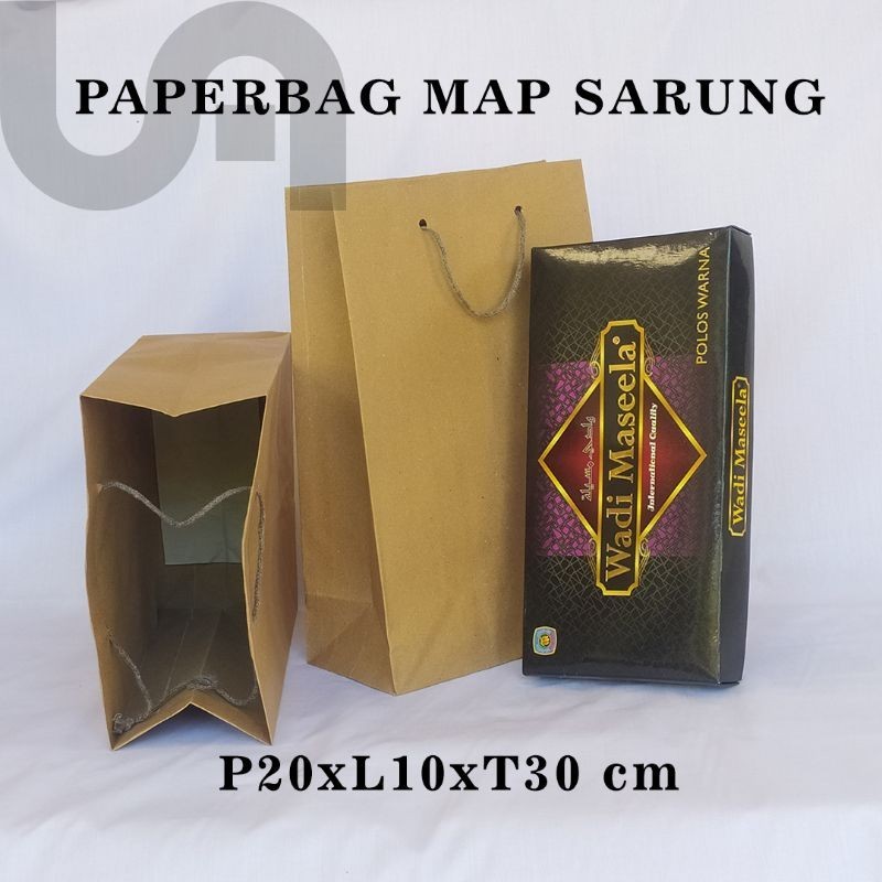 

PAPERBAG MAP SARUNG COKELAT POLOS