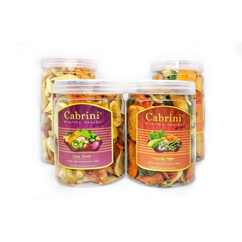 

POI Cabrini Healthy Snacks - Crunchy Veggie ( 1000 ml ) Keripik Sayuran TERLARIS