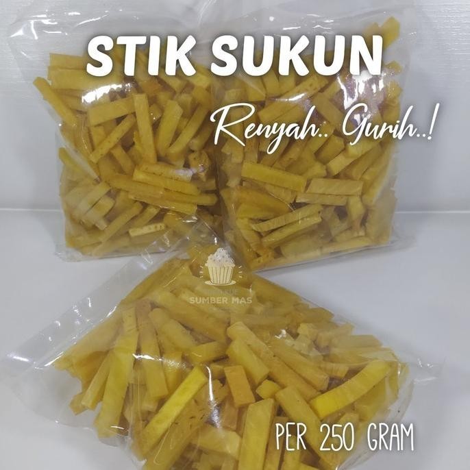 

POI STIK SUKUN KERIPIK SUKUN KRIPIK SUKUN RENYAH GURIH TERLARIS 250GRAM TERLARIS