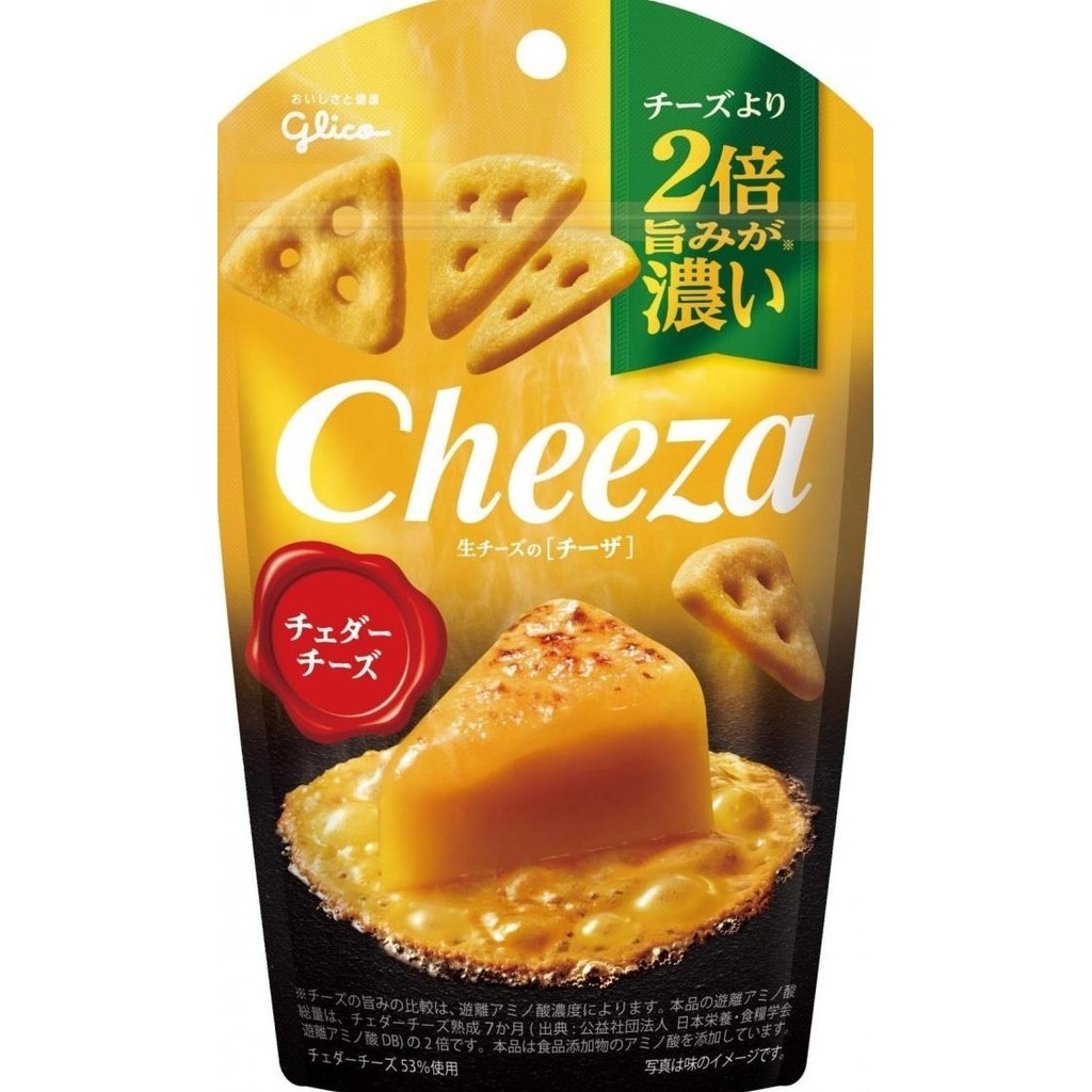 

Camilan Keju Glico Cheeza Cheddar P88L