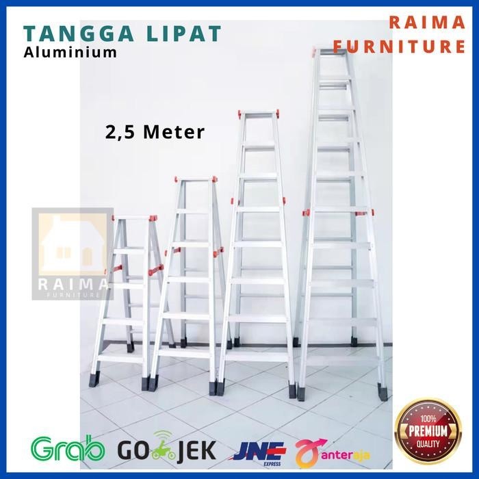 TANGGA LIPAT 2,5 METER TANGGA LIPAT ALUMINIUM TANGGA LIPAT ORIGINAL