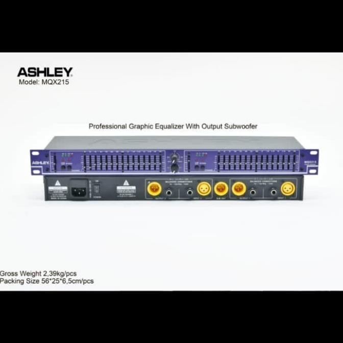 Equaliser Ashley Mqx215 Original Ashley Mqx 215