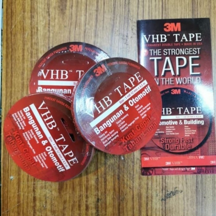 

Double Tape Merah Original 3M HOT PROMO