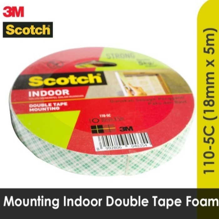 

BRG BARU 3M scotch mounting tape 110-5C 18mm x 5M