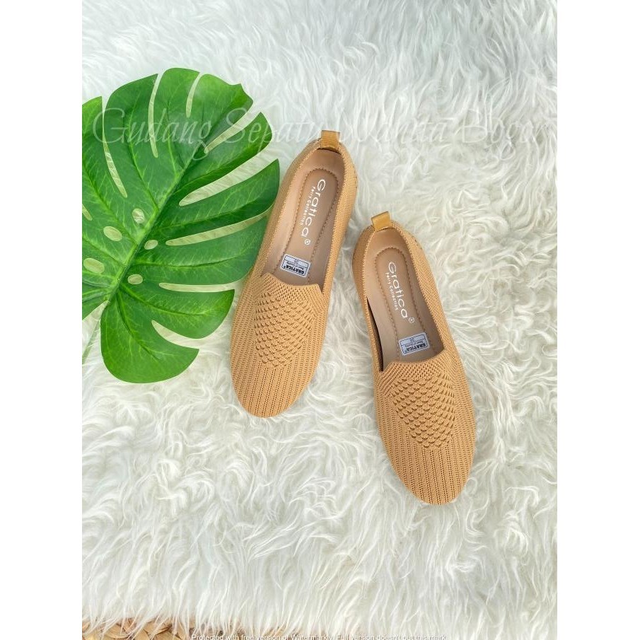 Gratica Sepatu Wanita Flat Shoes Rajut Jane Dr 359