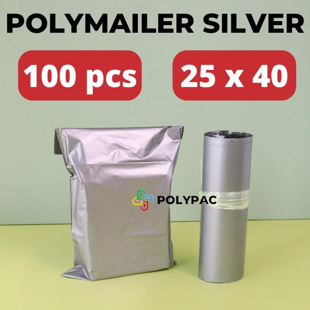 

Harga Terbaik" Plastik Polymailer SILVER [25x40] 100 pc Plastik Packing Lem Online ||