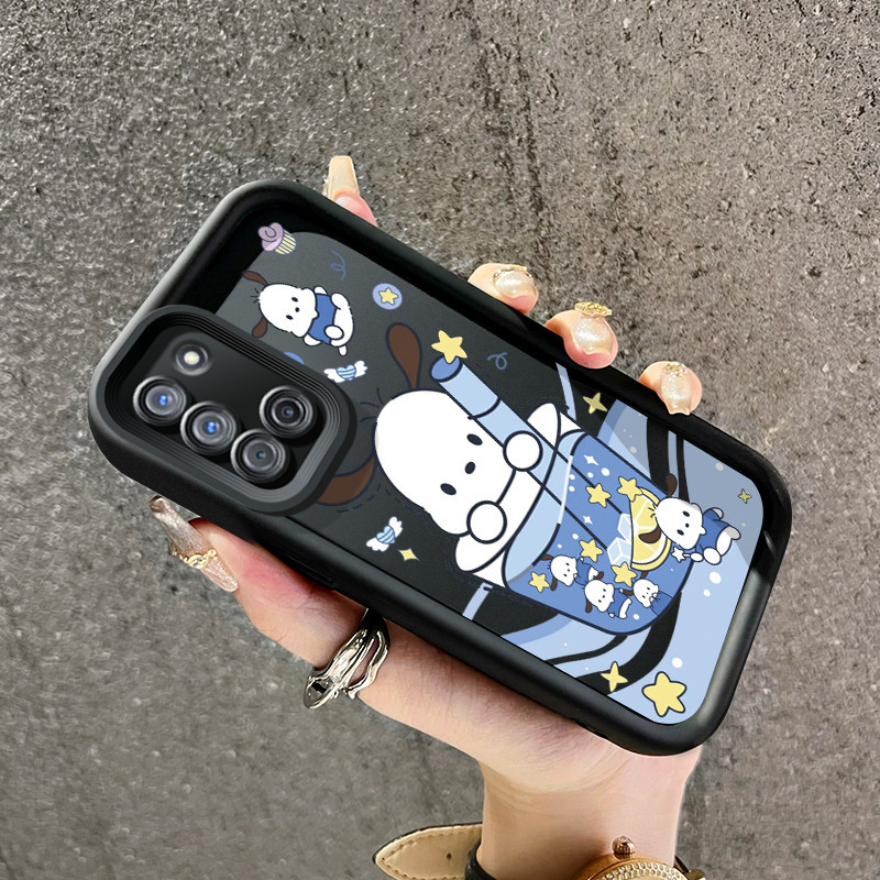 Casing Hp OPPO A52 OPPO A72 OPPO A92 Case hp ponsel pola kartun Cinnamoroll silikon Casing kerangka 