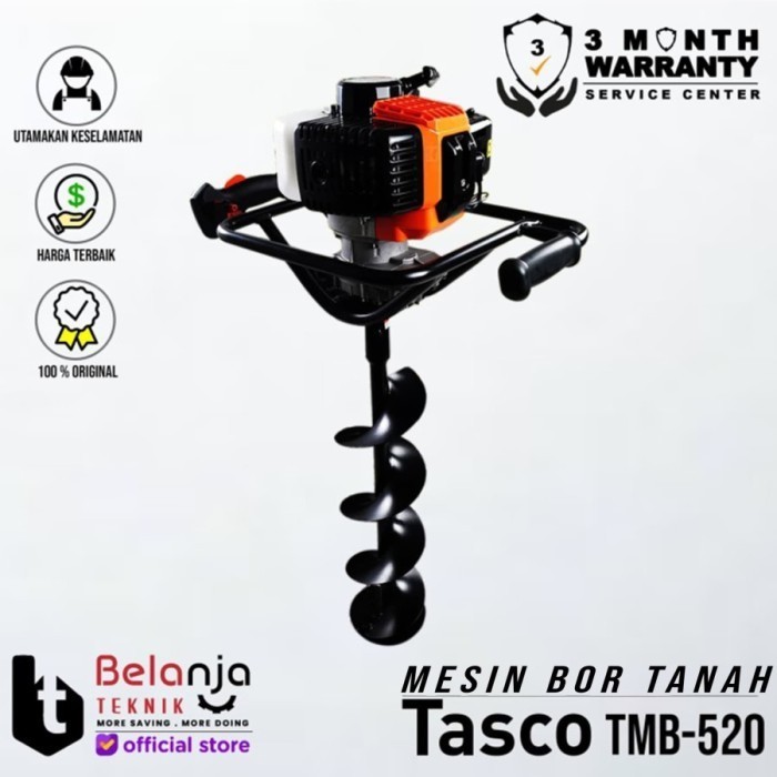 TASCO MESIN BOR TANAH TMB 520 AUGER TMB520 PENGGALI LOBANG POHON