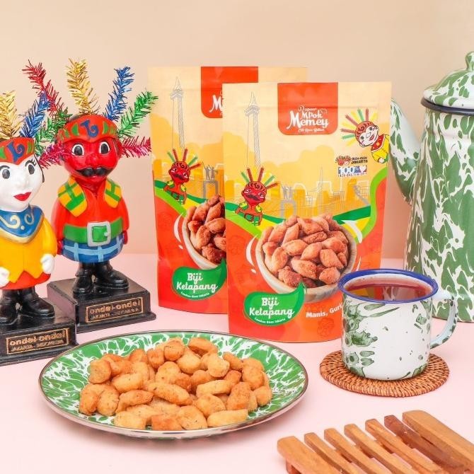 

New Camilan Biji Ketapang Dapoer Mpok Memey 100 Gram Limited Edition