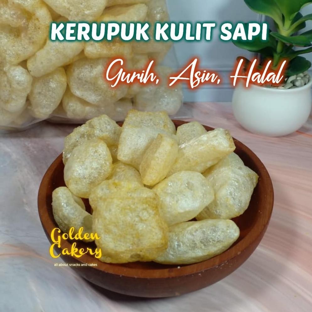 

POI Kerupuk KULIT PREMIUM /DOROKDOK /JANGEK Sapi Halal - 235 GRAM TERLARIS