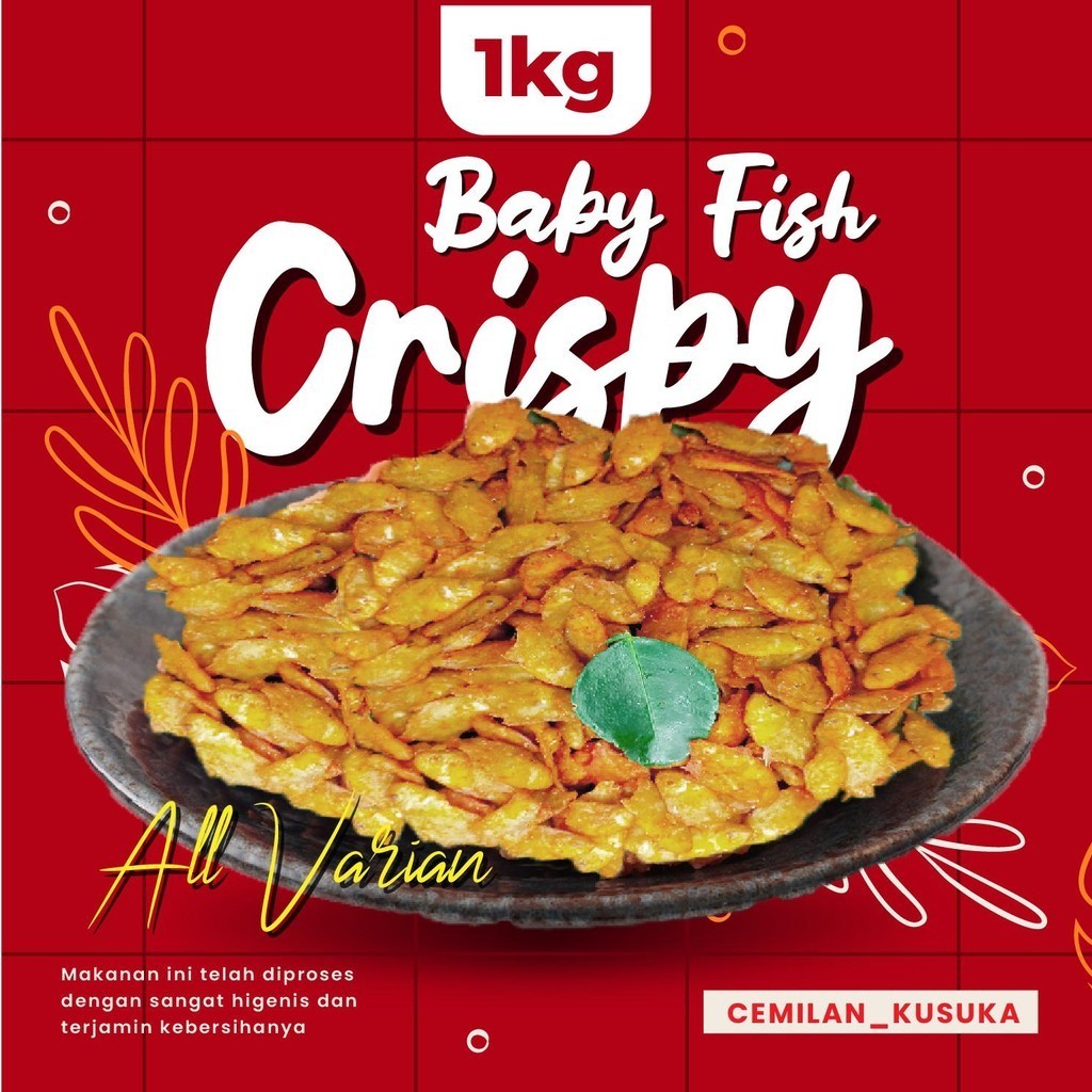 

POI Baby Fish Crispy ORI / PEDES / BALADO 1kg TERLARIS