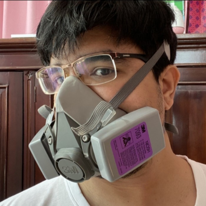 Respirator Half Face 3M 6200/07025/3M Filter 7093 Safety Mask 3M R