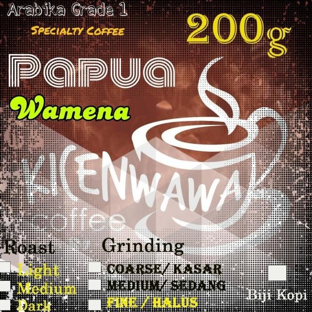 

Baru KICENWAWA Kopi Arabika Papua Wamena | Arabica Coffee - 200g Kode Ql 083