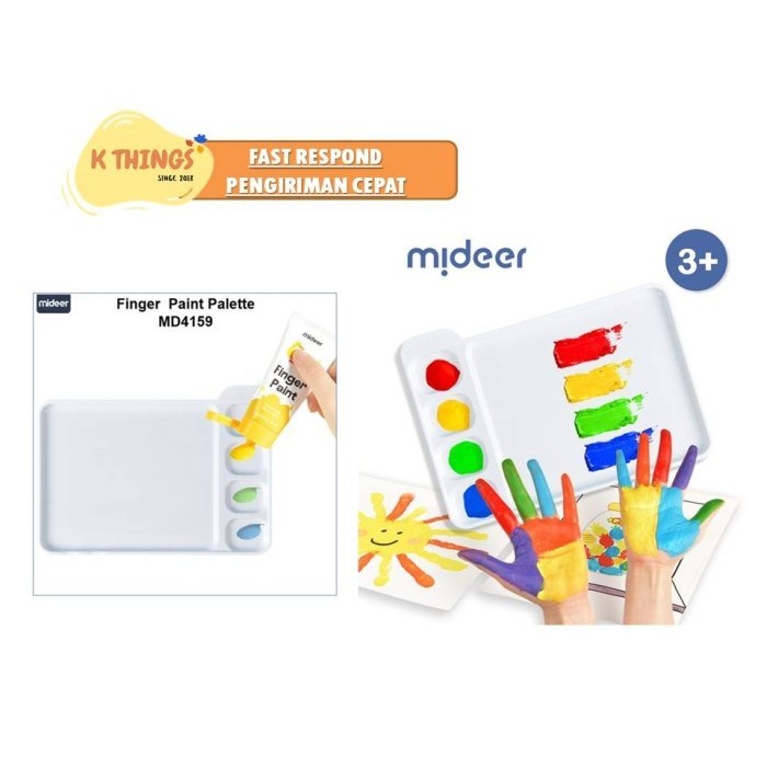 

Mideer Finger Paint Washable Finger Painting Kado Anak 3Tahun+