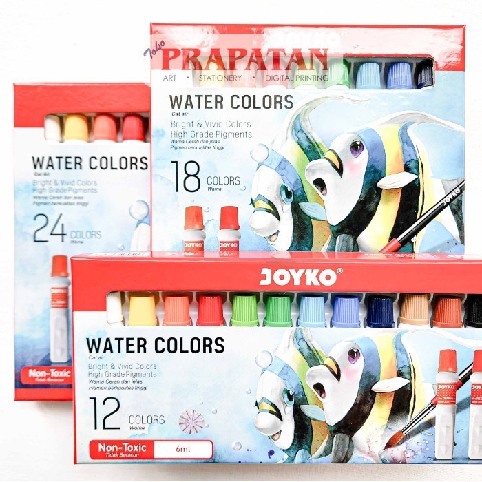 

Titi Watercolor / Cat Air Titi 24 Warna