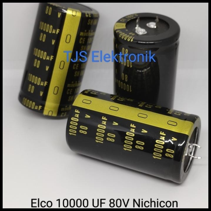 TERMURAH ELCO 10000UF 80V NICHICON/ELKO 10000UF 80V NICHICON 