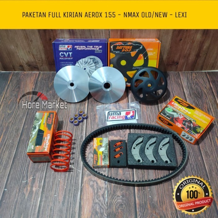 PAKETAN UPGRADE FULL CVT KIRIAN AEROX NMAX OLD NEW 155 LEXI 125